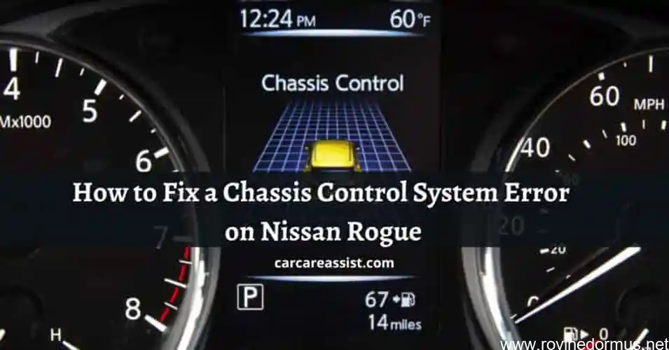 2016 nissan rogue chassis control system error 2