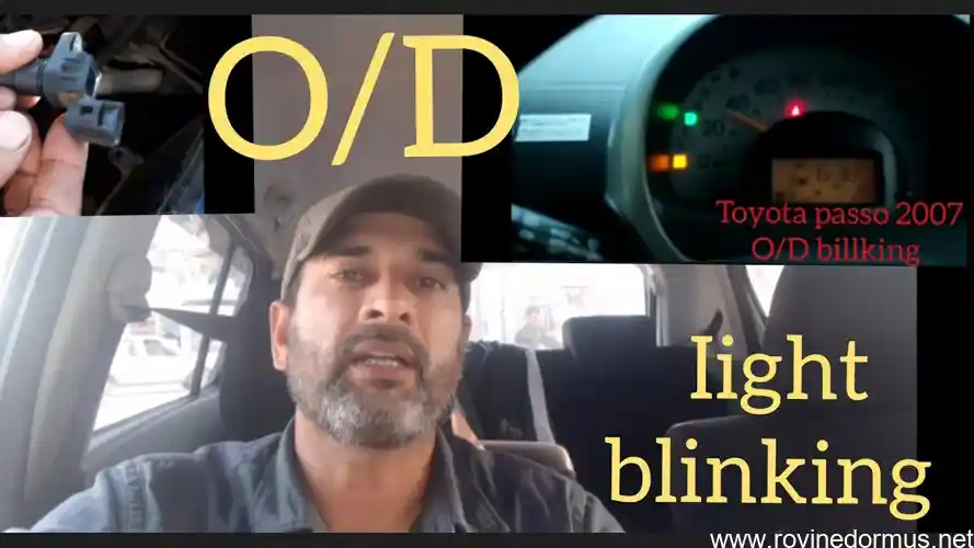o d light blinking