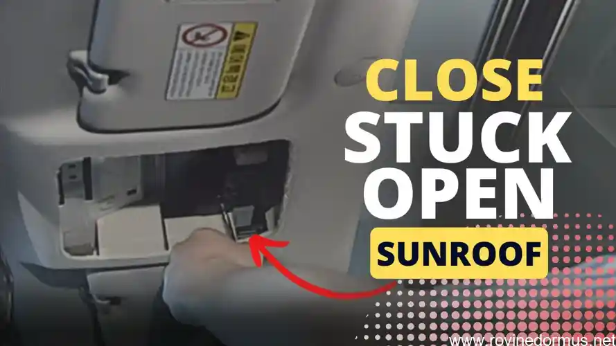 how to close a sunroof