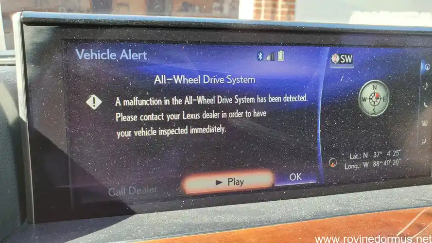 all wheel drive malfunction